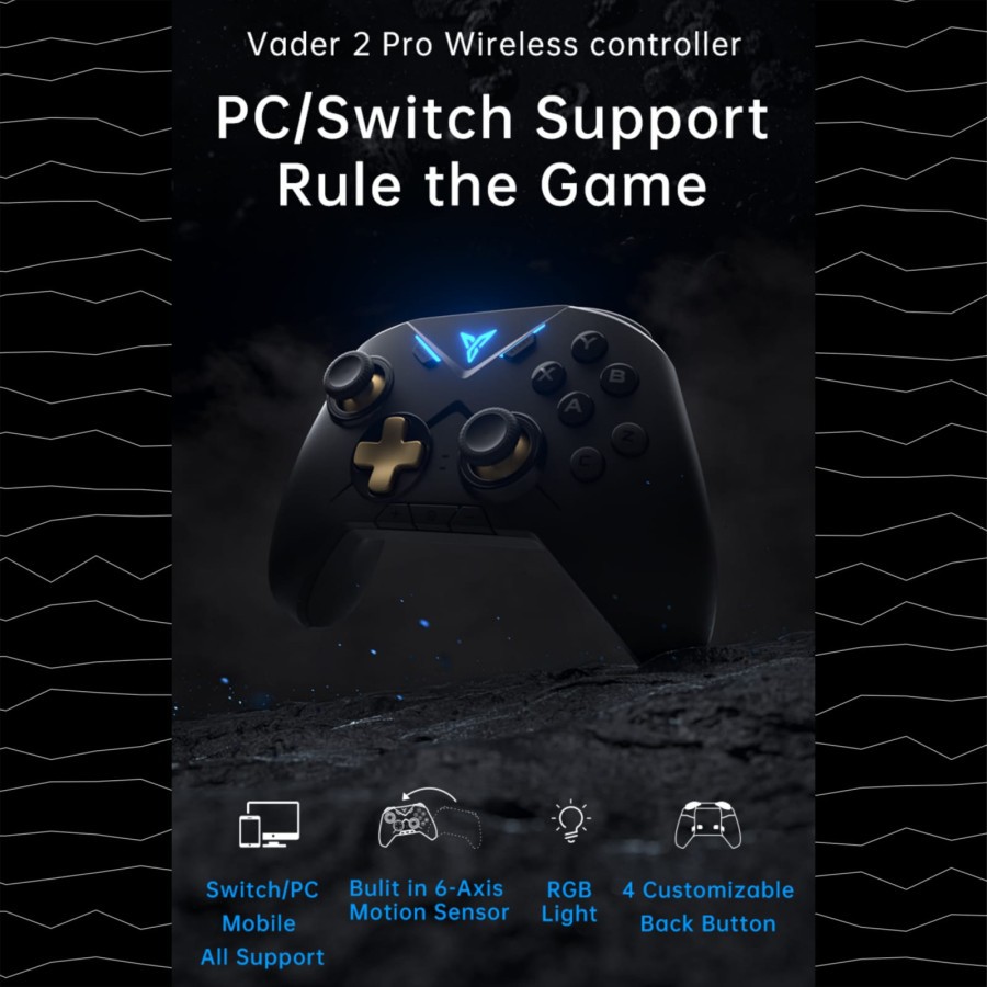 Flydigi Vader 2 Pro Gamepad Android PC and Nintendo Switch With RGB