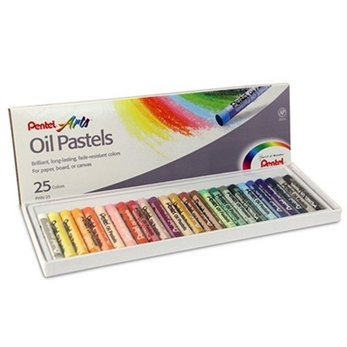 

Crayon Pentels Arts Oil Pastels 25 Warna