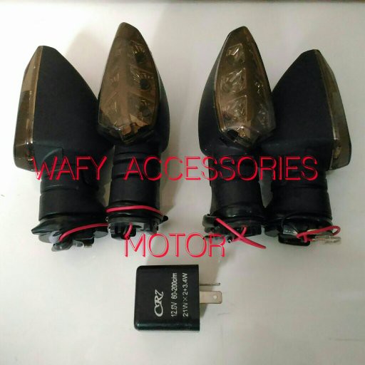 Paket Lampu Sein Led Vixion, Byson,  Dan Flasher Sein Led