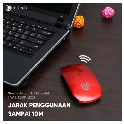 Mouse Wireless Unitech Wifi - Mouse Wireless M2 RESMI ada POSTEL