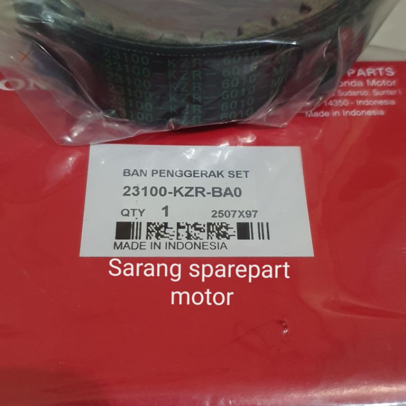 Van Belt V-Belt Assy / Ban Penggerak Set Vario 125 Vario cbs KZR