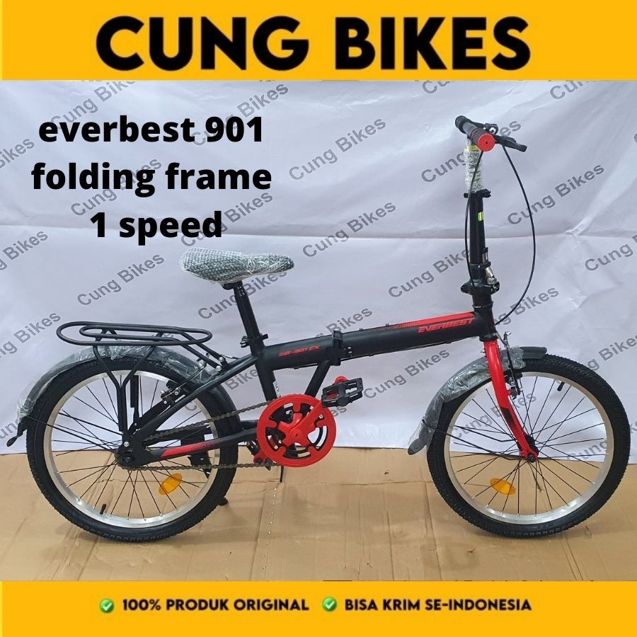 Sepeda lipat 20 inch folding bike everbest EB901