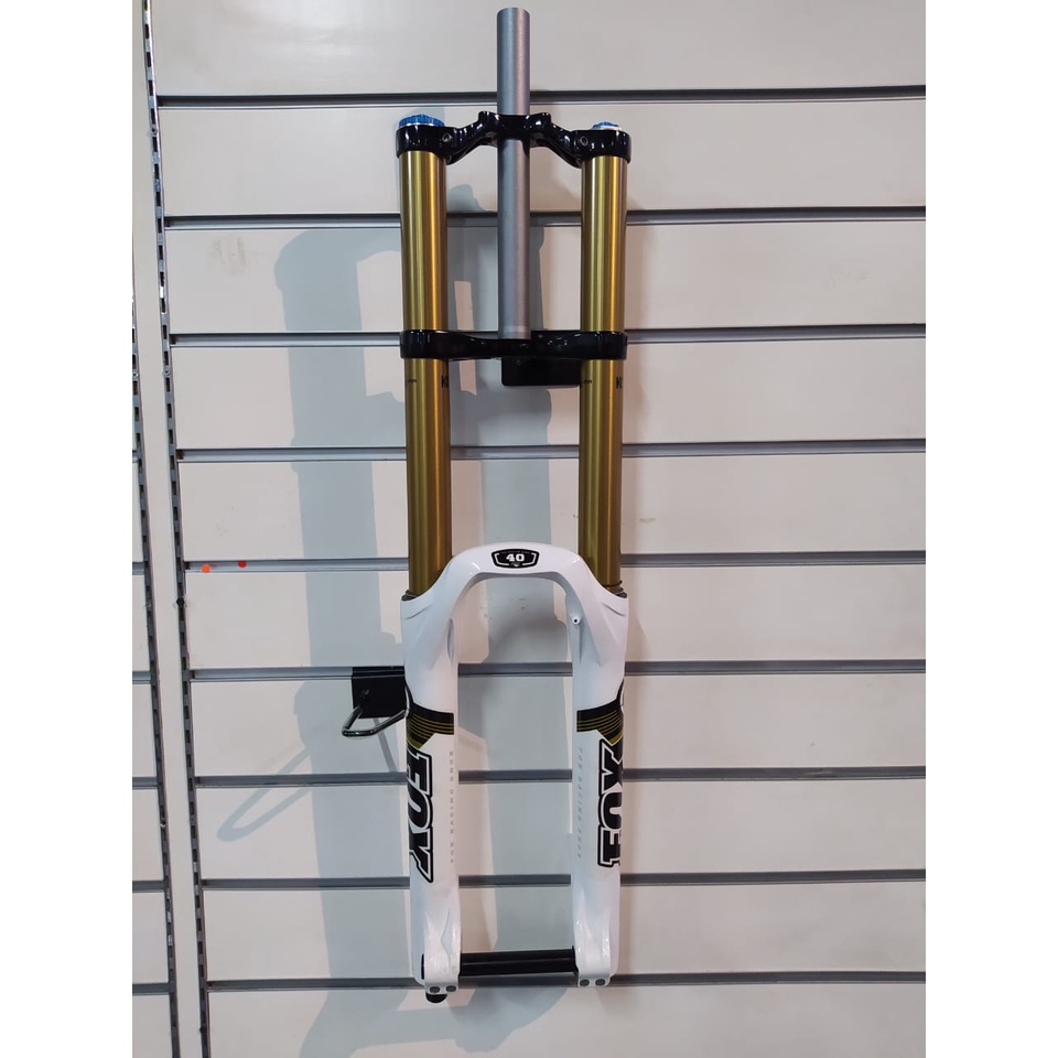 Fork Suspensi Sepeda FOX Double Crown Travel 200 40 26 inch TA 20 Kashima Downhill