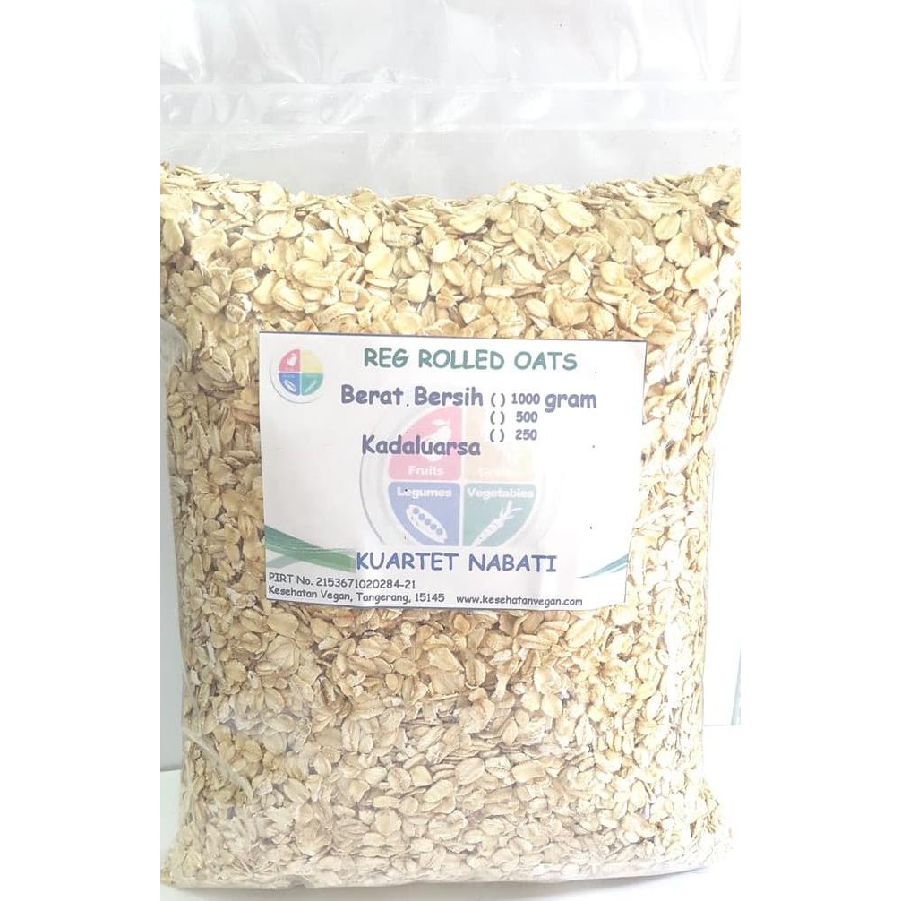 

Ms490 1000Gr Rolled Oat - Reg Rolled Oat - Regular / Old Fashioned (1 Kg) S5A9