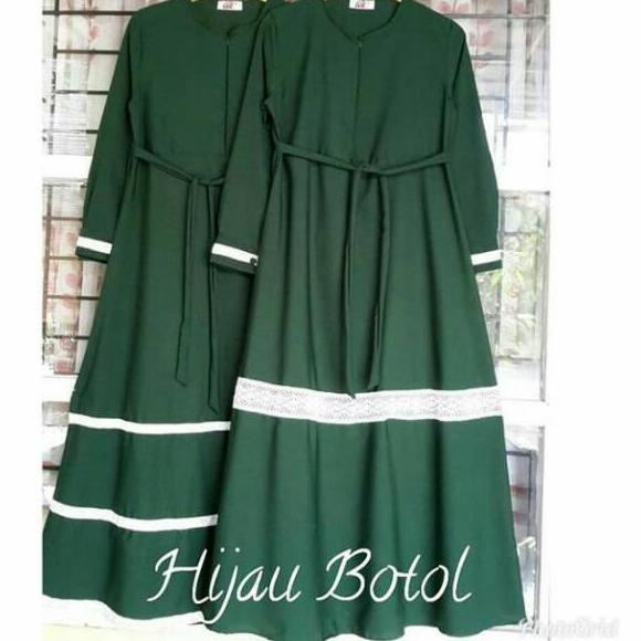 Hot Sell.. GAMIS Renda 1 & Renda 3 °HIJAU BOTOL°