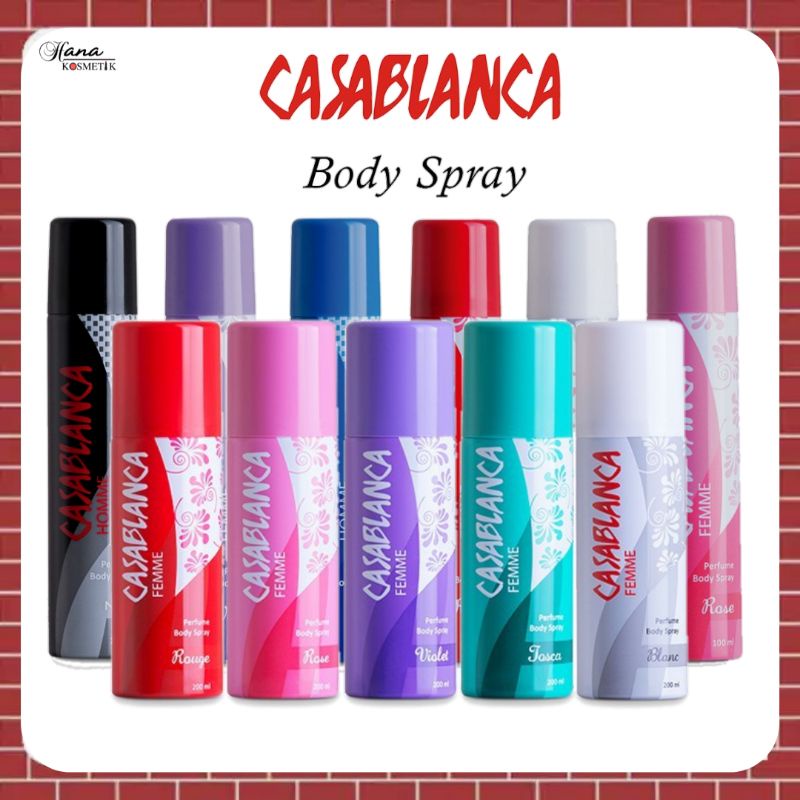 CASABLANCA BODY SPRAY PARFUM 60ml / 100 ml / 200ml