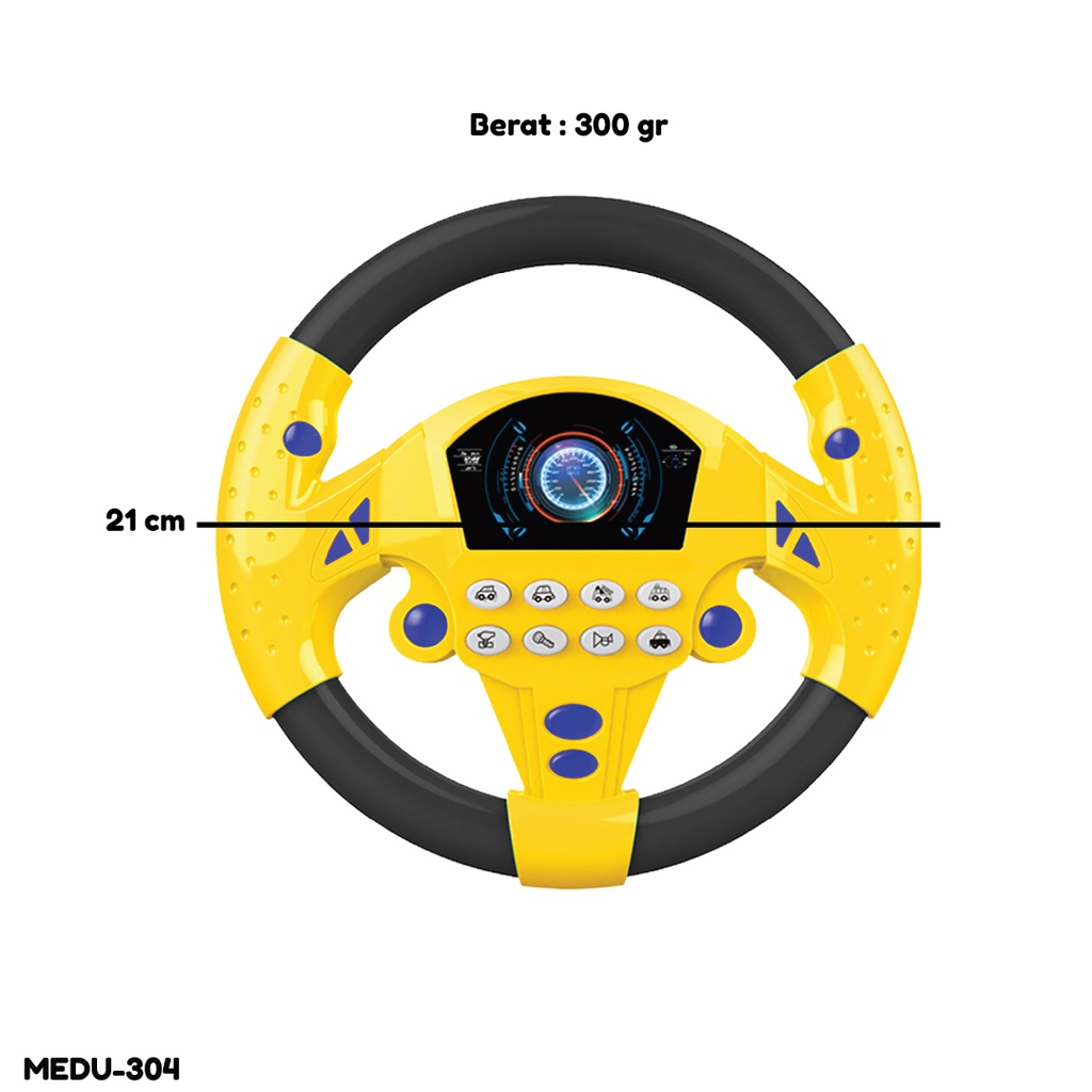 Mainan Anak Stir Mobil Steering Wheel Mainan Setir-Setiran Mobil