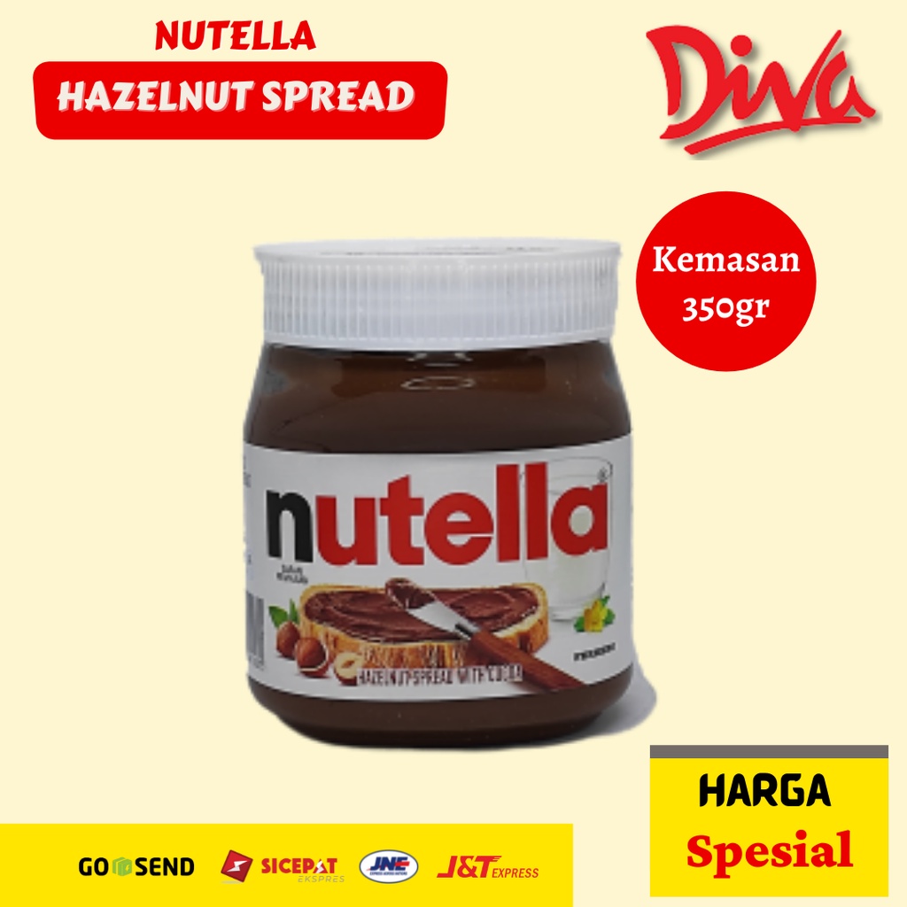 

[350gr] Nutella Hazelnut Spread / Selai Coklat Nutela