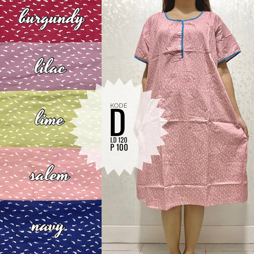 Daster katun jepang original gold pretty girl busui bumil