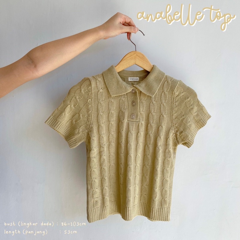 BLOUSE WANITA ANABELLE TOP BASIC CASUAL-7