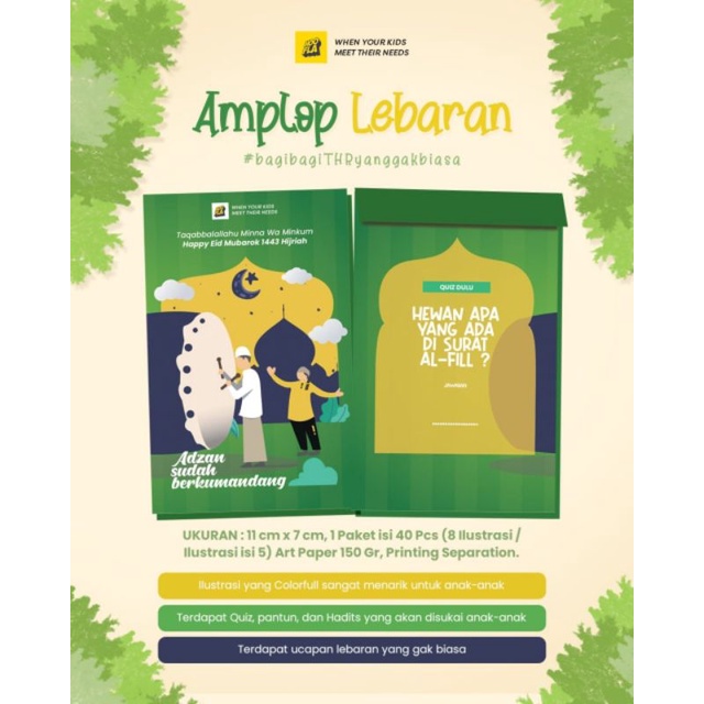 

Amplop Lebaran TERBARU by hoofla