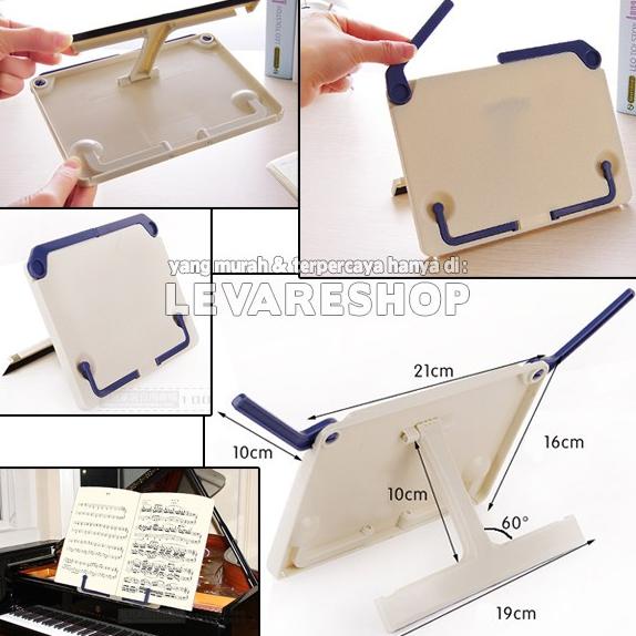 

READY COD Penyangga Buku Berdiri + Tuas Penahan Lembar Halaman Saat Membaca PROMOKode 3411