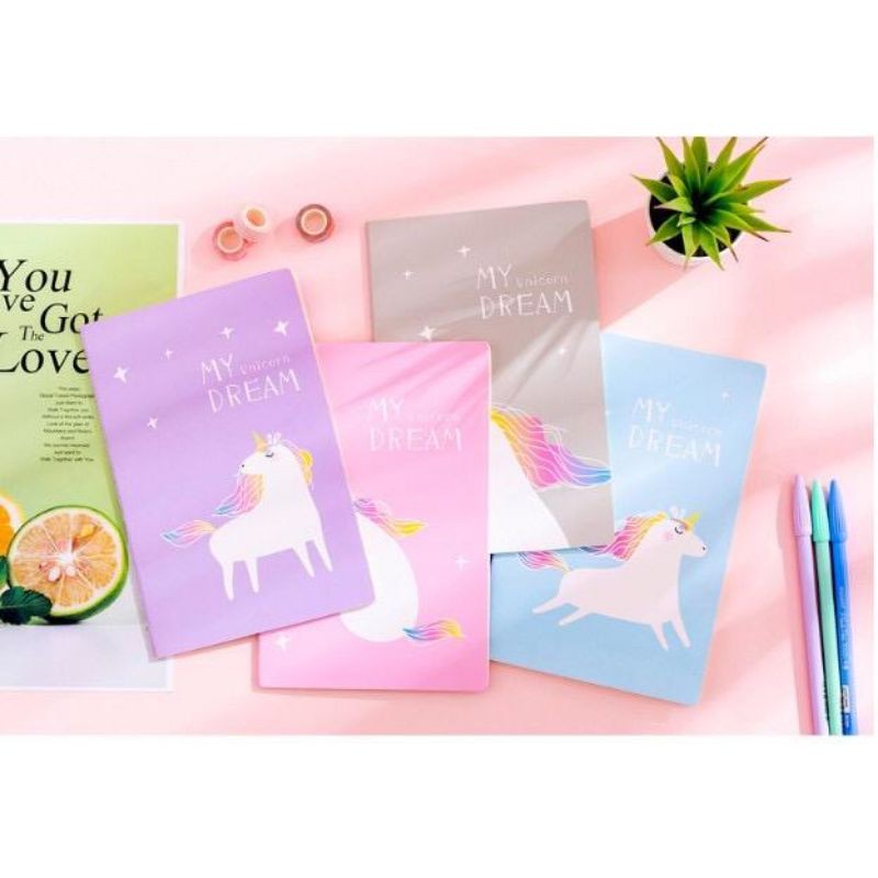 Buku Tulis Motif Unicorn Notebook B