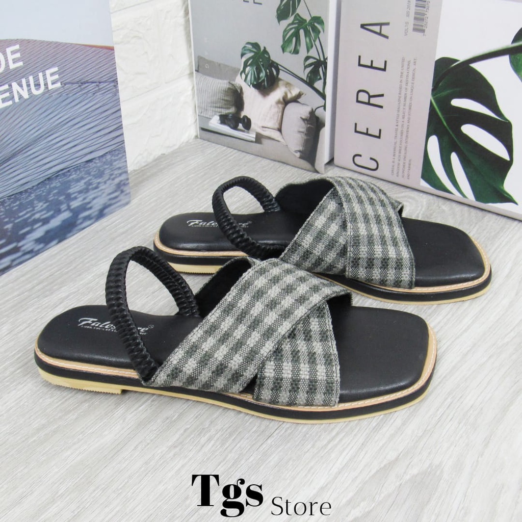 Sandal Flat Wanita Tali Karet NG-17