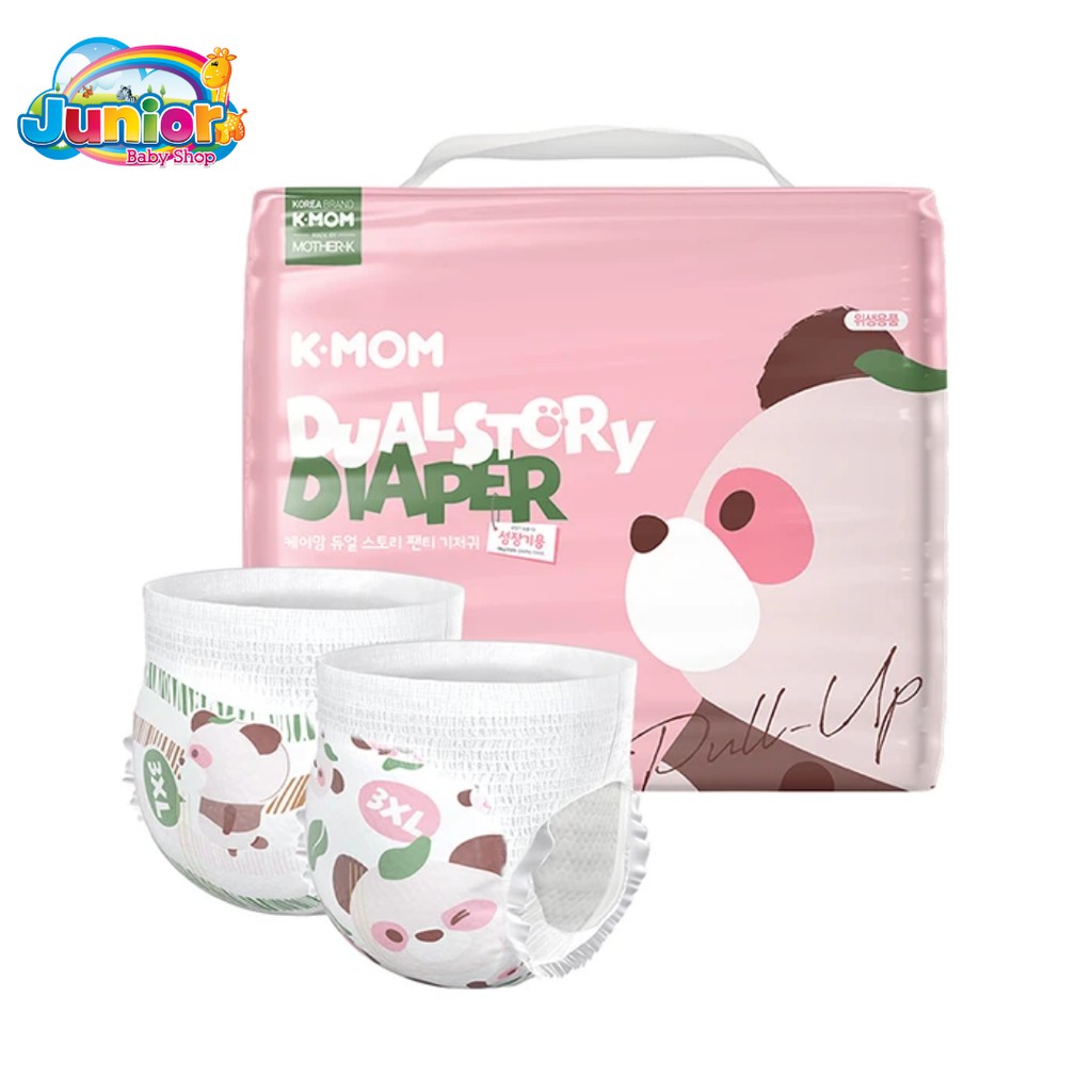 K-MOM Dual Story Pull Up Diaper L,XL,XXL,XXXL