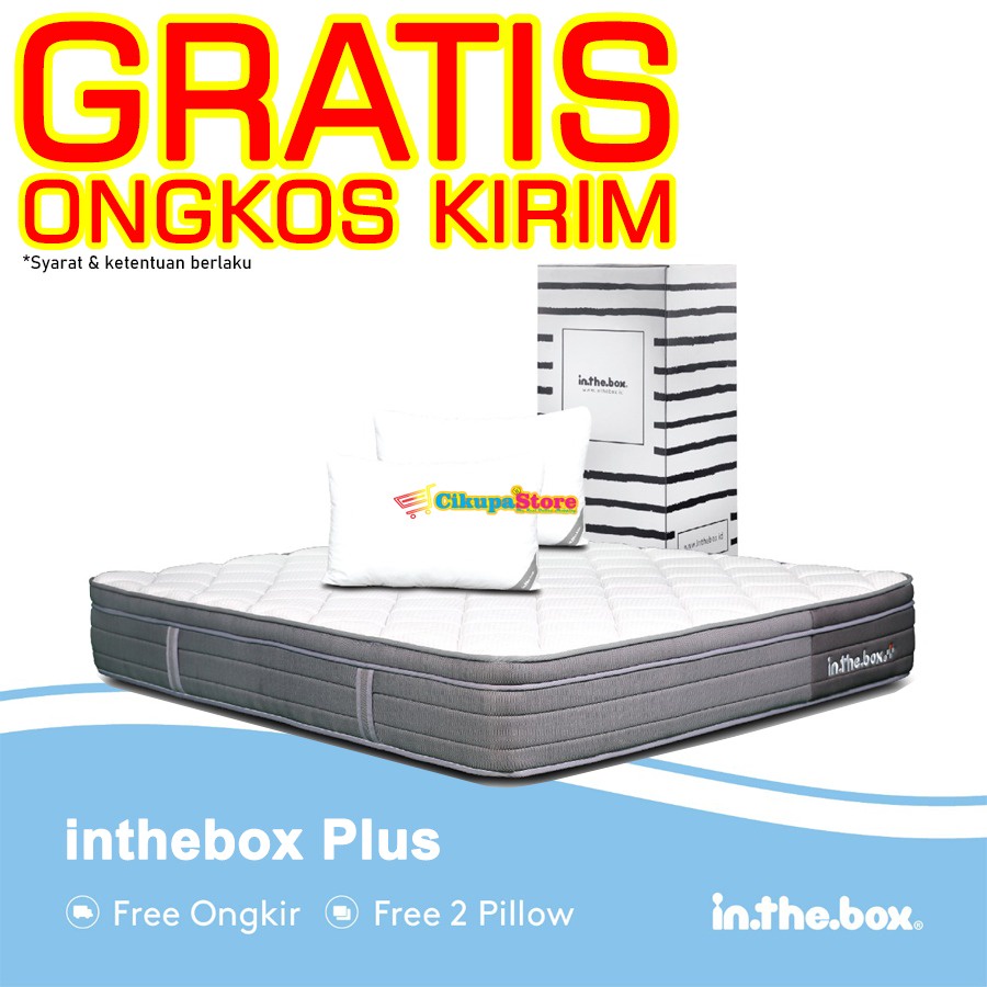 In The Box PLUS Kasur Spring Bed 120x200 Matras Inthebox