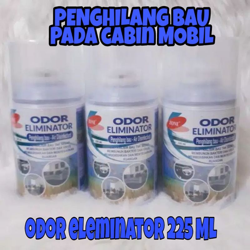 semprot penghilang bau apek di cabin mobil tak sedap odor eliminator 250 mili