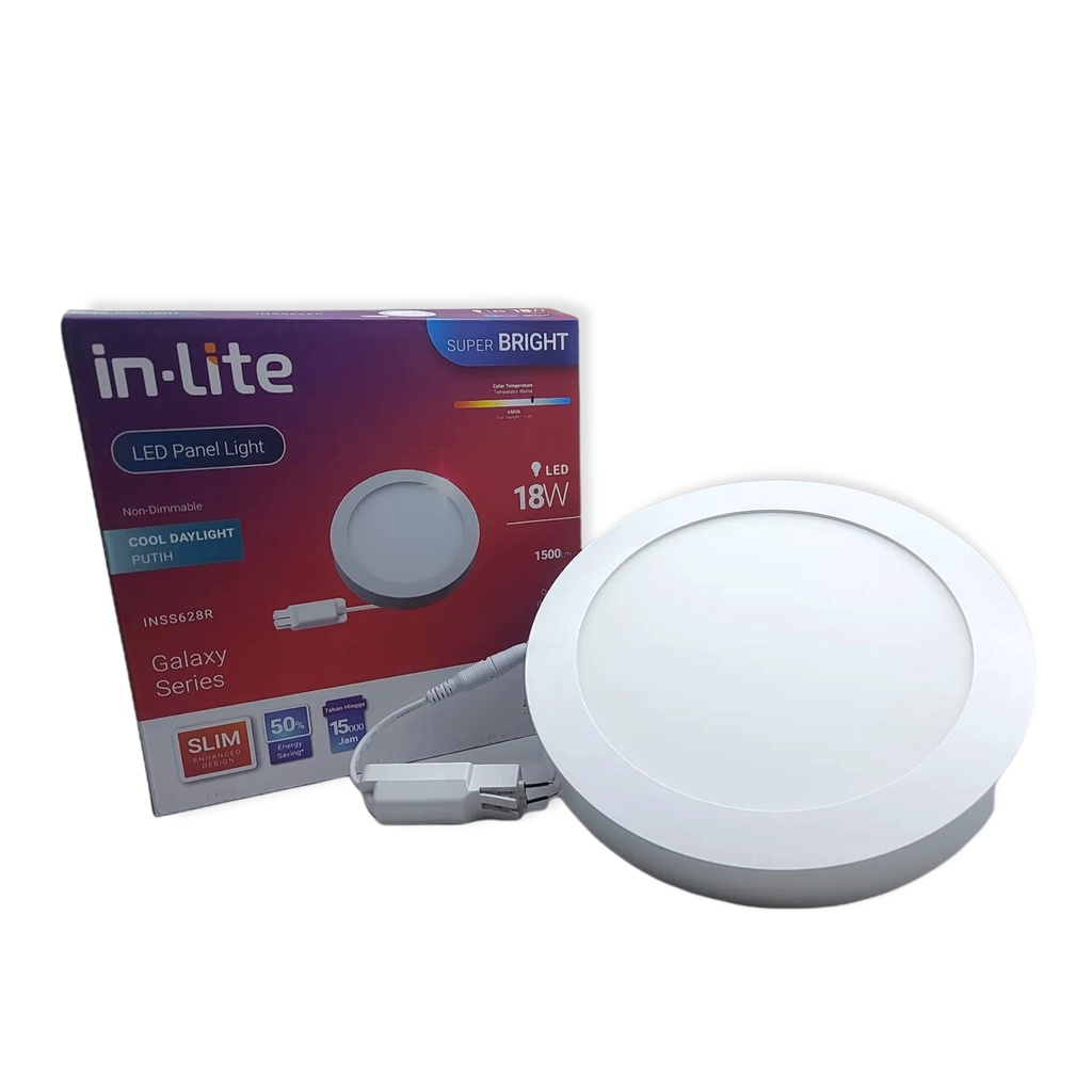 Downlight INLITE OB 18W Bulat Downlight Panel LED Tempel