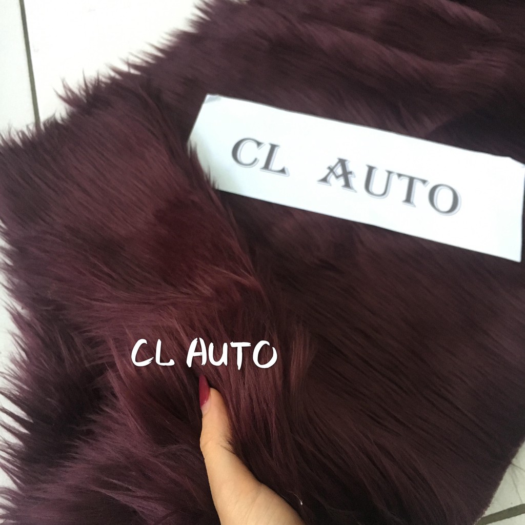 KINGFUR BULU DASHBOARD IMPORT KOREA warna Merah Maroon viral grosir acc mobil murah reseller grosir 