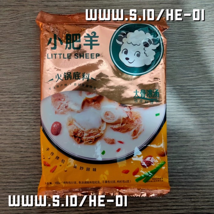 

Produk Terbaru - (Hedi) Bumbu Hot Pot Little Sheep Xiao Fei Yang å°è¥ç¾ - Pork Bone