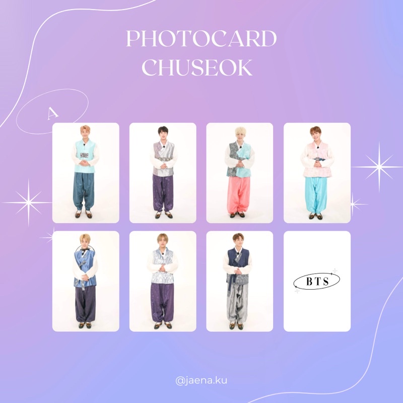 [BTS] PHOTOCARD BTS CHUSEOK VER. ‼️BACA DESKRIPSI‼️