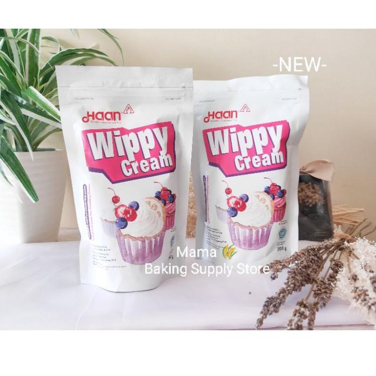 

DISKON BRANDS FESTIVAL 200 gr HAAN Whippy Cream Wippy Cream Whip Whipping Cream Bubuk Instant Haan 2