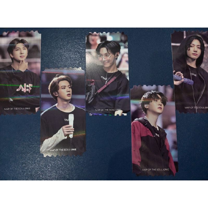 [OFFICIAL] MAP OF THE SOUL ON:E DVD (MOTS ONE) MOTS ONE Holo ticket Namjoon RM, Digipack, Photobook