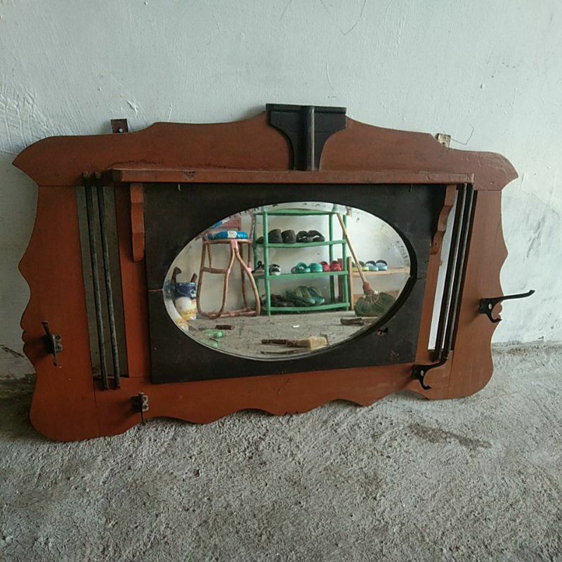 kapstok lawas antik kayu jati