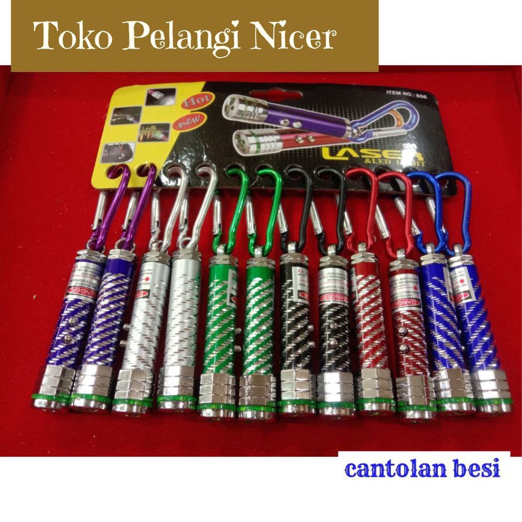 Cantolan Besi Laser &amp; Led Light