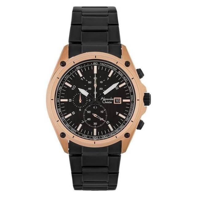 ALEXANDRE CHRISTIE PRIA AC 6493 MC ORIGINAL ( BLACK ROSEGOLD )