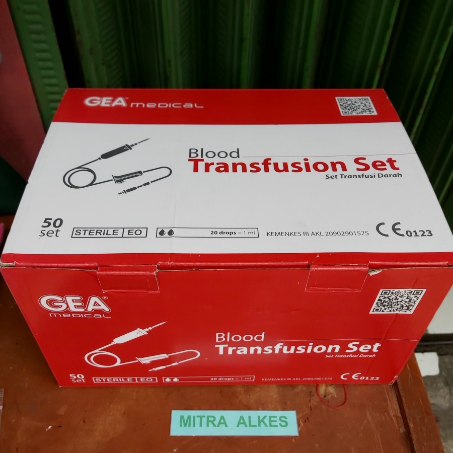 Blood Transfusion Set GEA. Set Transfusi Darah. BloodSet GEA.