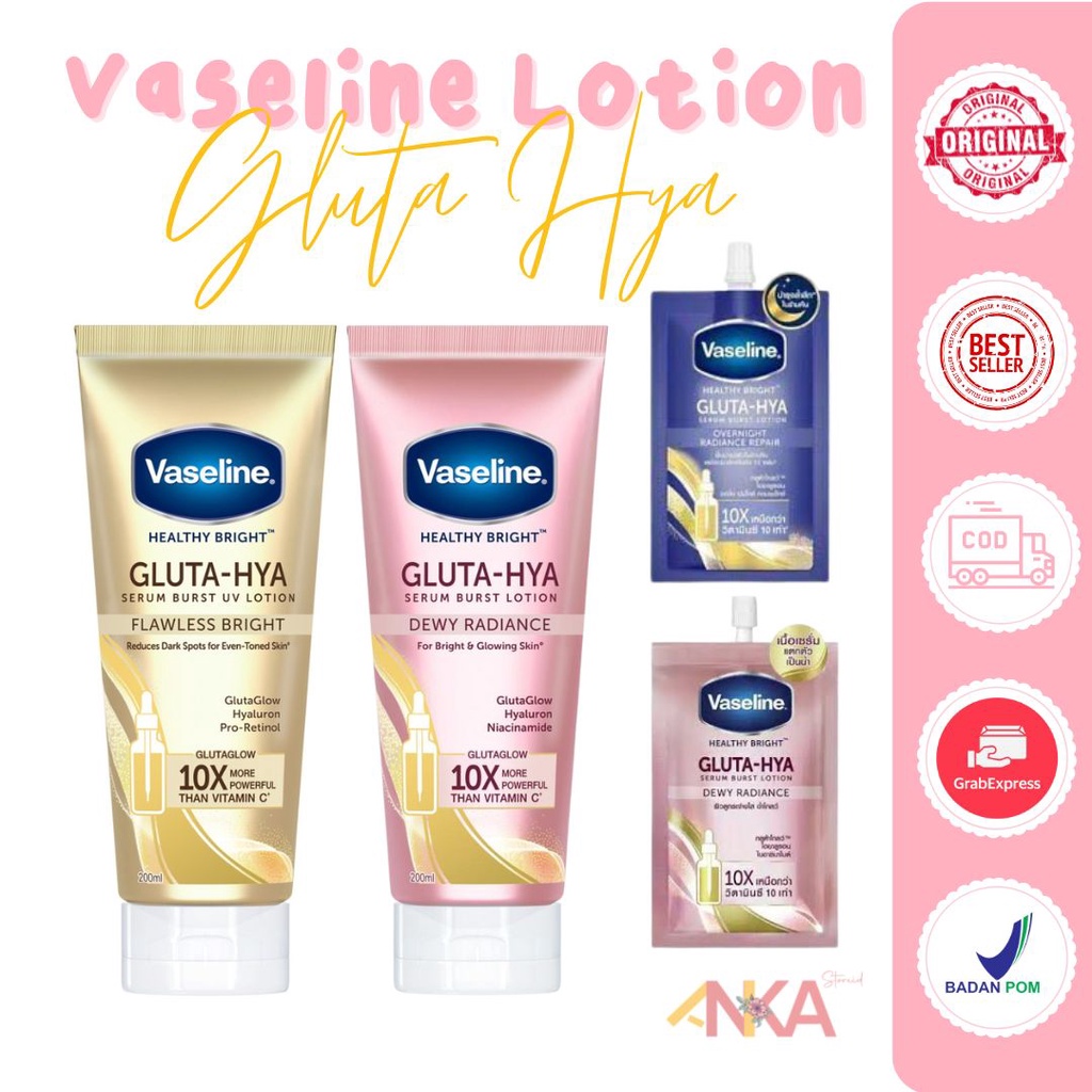 Vaseline Gluta Hya Lotion 200ml