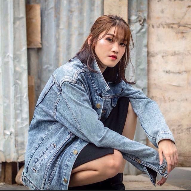 Erigo Denim Trucker Oversized Jacket in Crystal