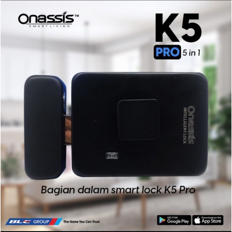 Kunci Pintu Digital Onassis K5 PRO / Smart Lock Onassis K5 PRO / Digital Lock K5 Pro