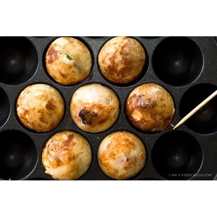 Iron Cast Takoyaki 18lubang Besi Cor SUPER TEBAL super berat 2606