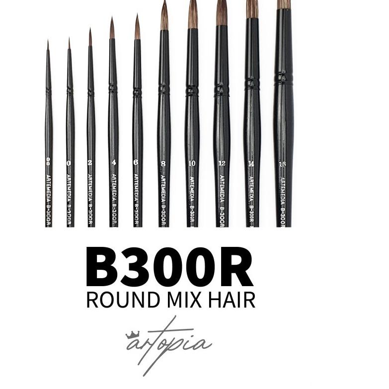 

Termurah Artemedia Mix Hair Brush B300R / MixHair Kuas Lukis Artopia