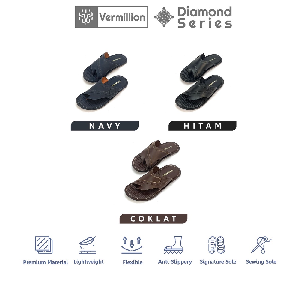 Sandal Kasual Pria Sandal Kulit Pria Slop Sandal Jepit Sandal Pria Kekinian Sandal Anti Slip Pria Sandal Pria Sandal Pria Karet Sandal Pria Casual - Barry