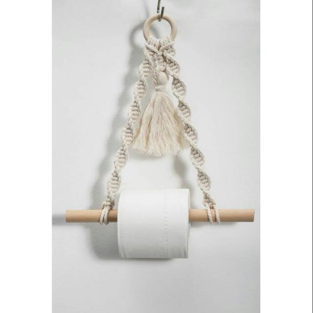 Macrame Tissu Holder