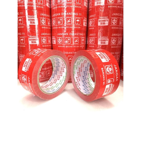 

Lakban Fragile Merah 90yard x 2 " ( 48mm )