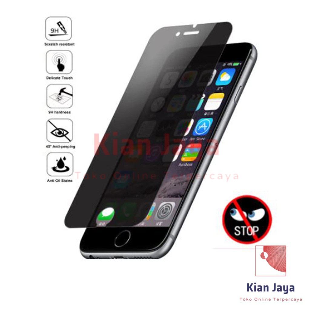 Tempered Glass Samsung Galaxy A70 Anti Spy Privacy Peep Screen Protector Full Glass Antispy Anti Gores Kaca