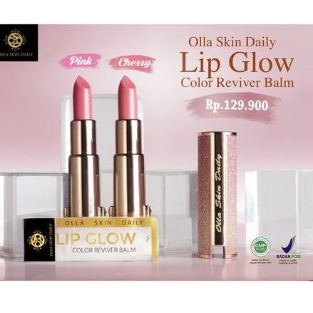 Lip Glow Color Reviver Balm//  Cherry//Olla Skin Daily//OSD 4C1