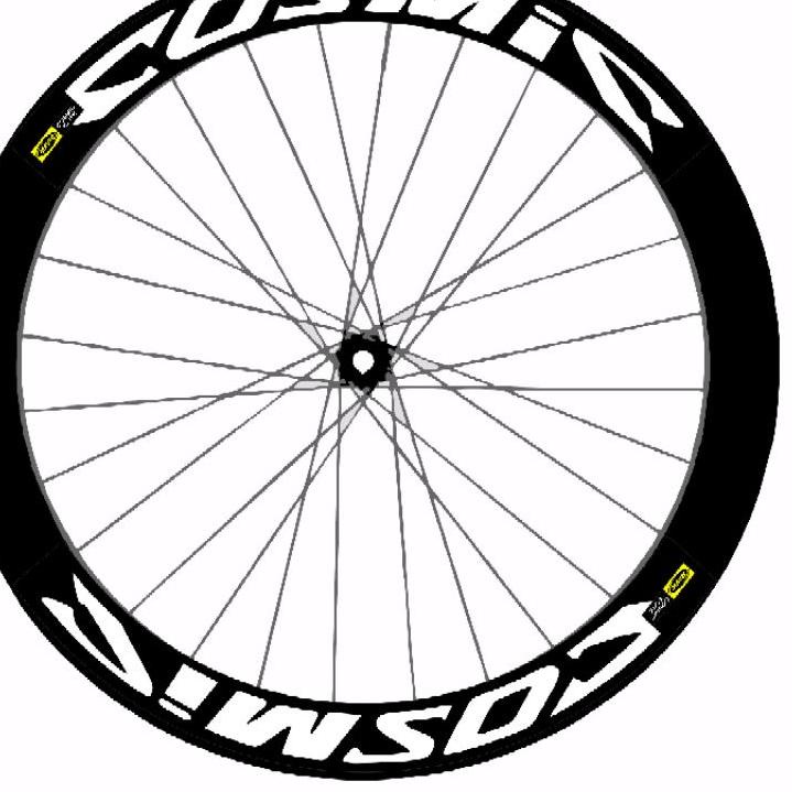 12.12 Promo Brand stiker decal velg rim mavic cosmic fixie roadbike  ring 700c lebar 5 cm