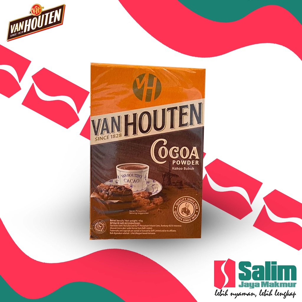 

Van Houten Coklat Bubuk (Cocoa Powder) 45gr