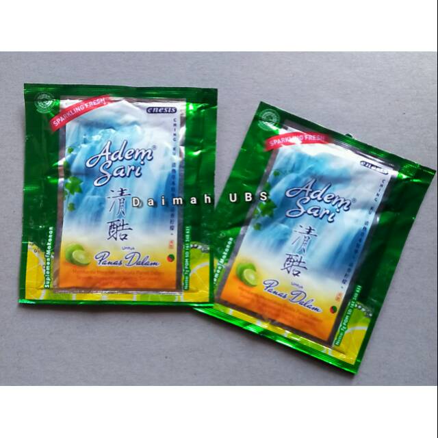 

Adem Sari Sparkling Fresh, Adem Sari Sachet 7gram, Adem Sari ching ku