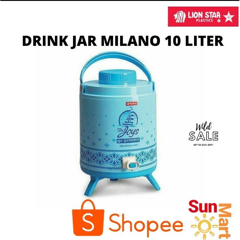 DRINK JAR TEMPAT MINUMAN MILANO HOT/COOL 10 LT LION STAR