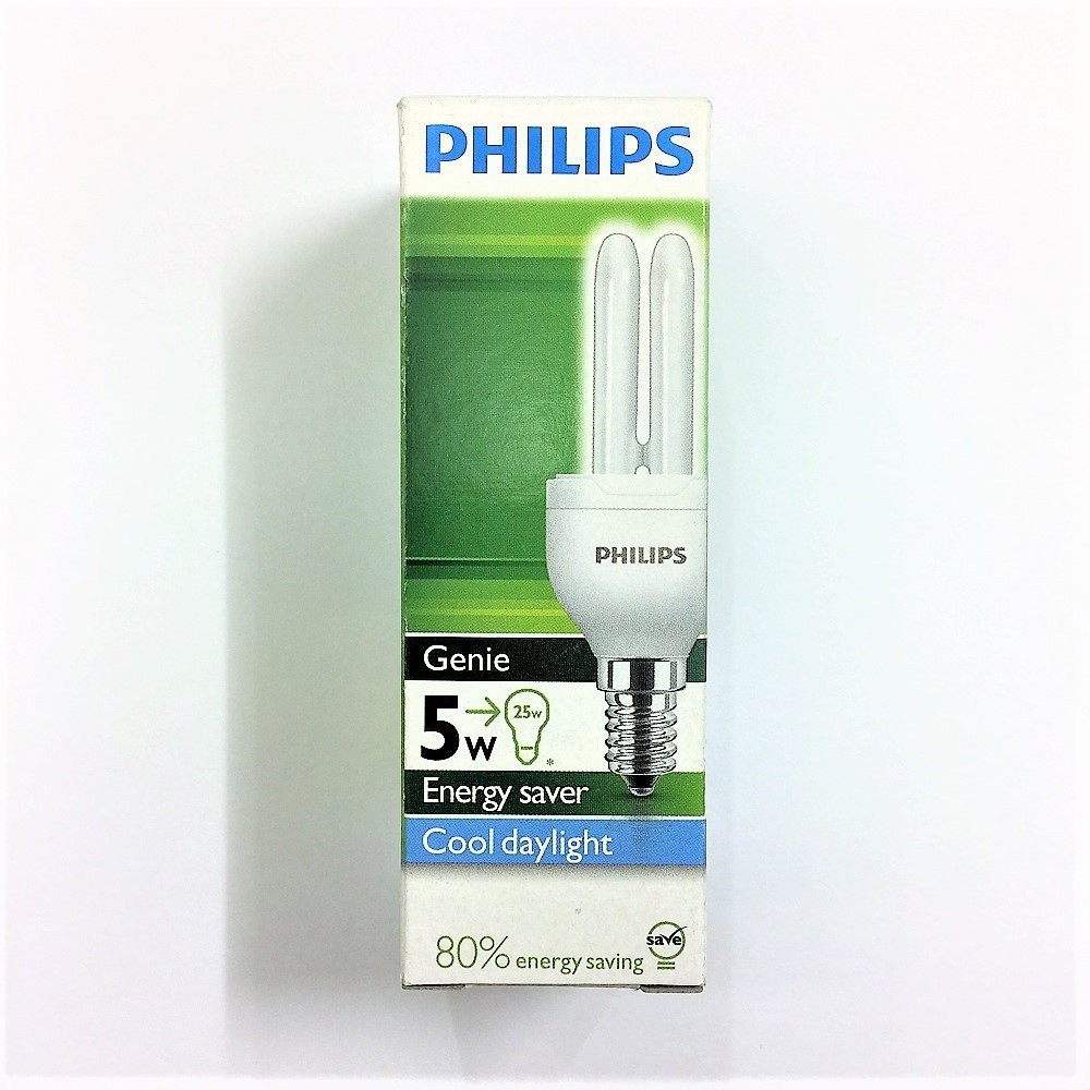 Lampu PHILIPS Genie 5W E14 220-240V - CDL CoolDayLight PUTIH