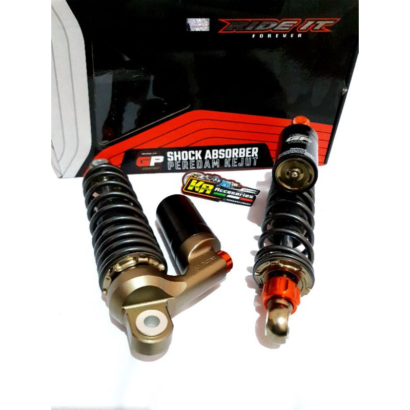 Shock Belakang Ride It GP Pro Series UK 32 Doubel Klik Fungsi Semua