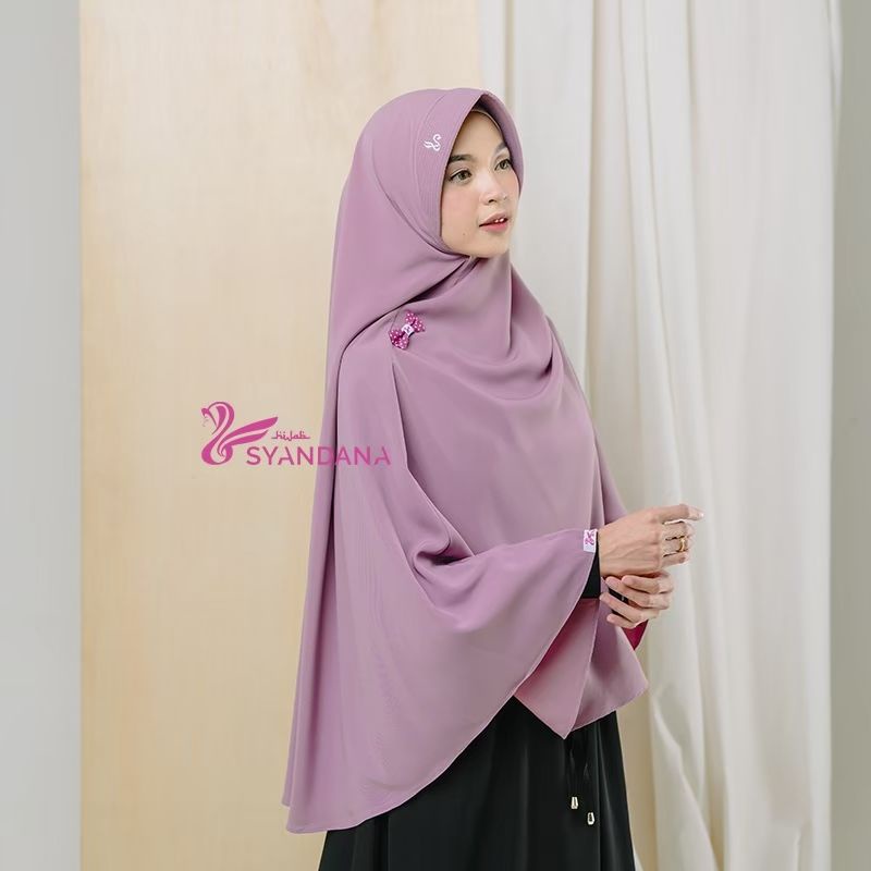 Hijab Syandana Gosya (L) Warna Baru Dan Lama Khimar Bergo Kerudung Jilbab Instan-CINDERROSE