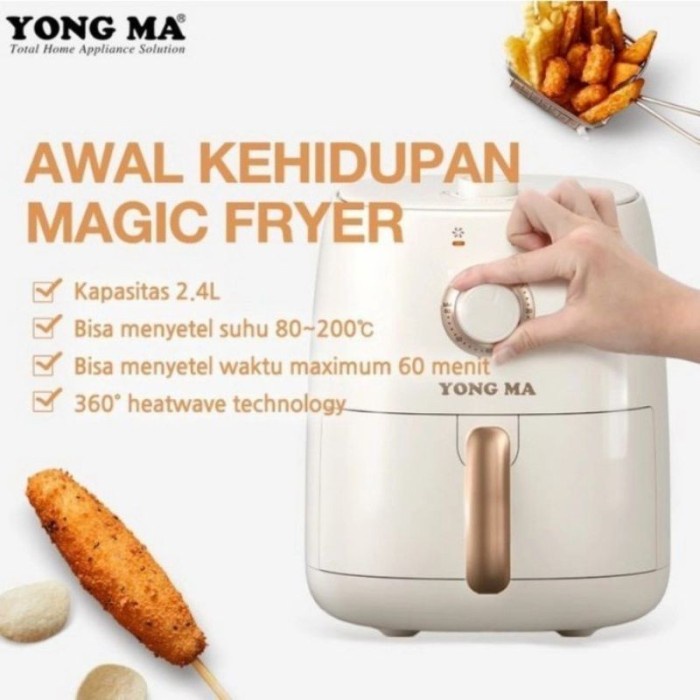 Yongma Air Fyer YMF 101 Yong ma Magic Fryer YMF101 2,4L 800 W