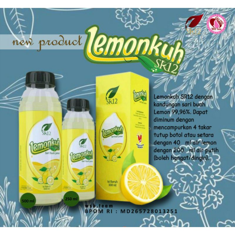 

LEMONKUH SR12/HERBAL DENGAN BUAH LEMON KUALITAS TERBAIK/NEW PRODUCT!!